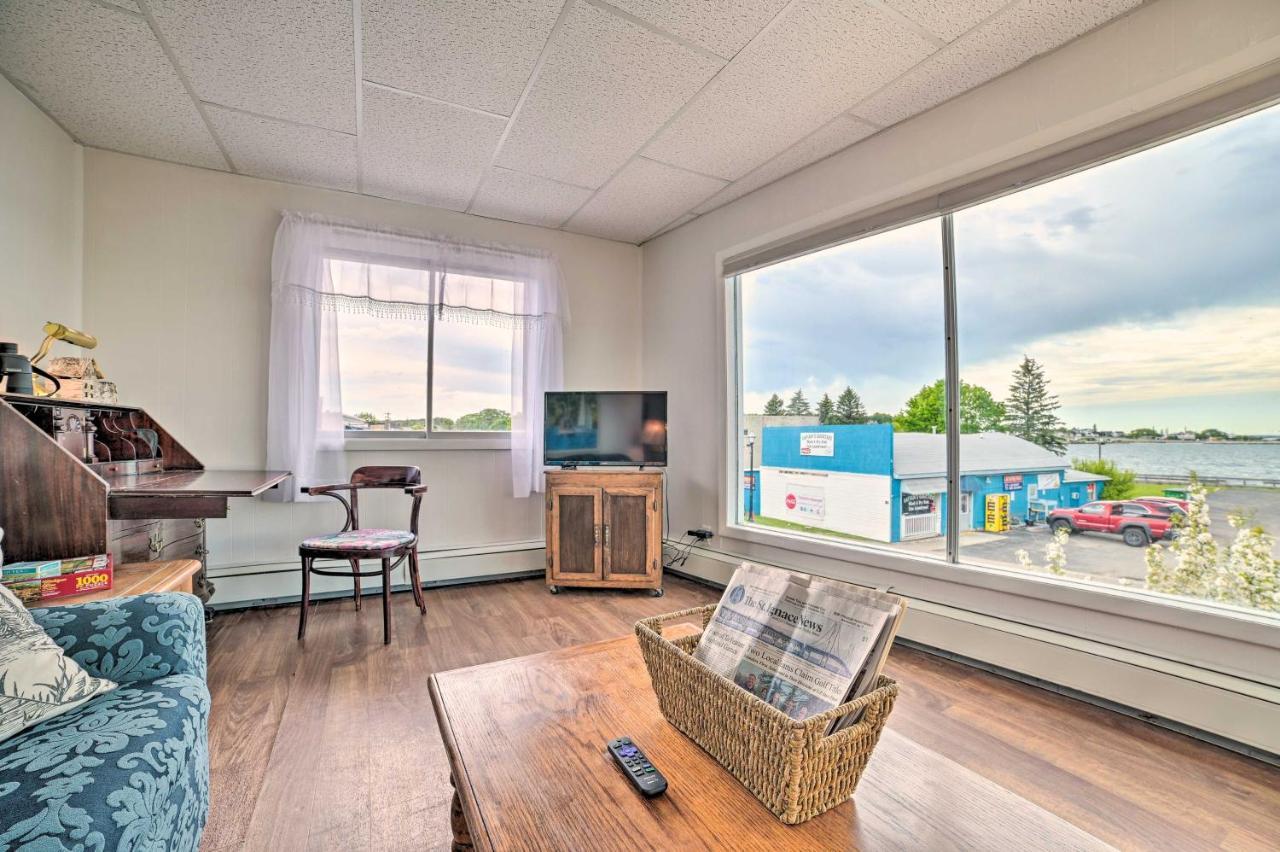 Walkable St Ignace Condo With Lake Huron Views Saint-Ignace Extérieur photo